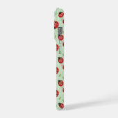 Ladybug Flower Pattern Phone Case iPhoneケース (左側面)