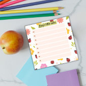 Ladybug Garden Notes – Blossom Time Sticky Notes ポストイット