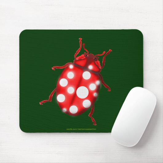 LadyBug Gift for Buglovers & Gardeners マウスパッド (マウス)