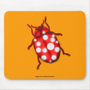 LadyBug Gift for Buglovers & Gardeners マウスパッド
