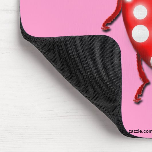 LadyBug Gift for Buglovers & Gardeners マウスパッド (コーナー)