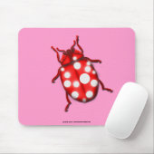 LadyBug Gift for Buglovers & Gardeners マウスパッド (マウス)
