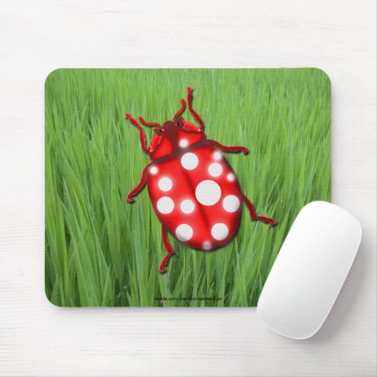 LadyBug Gift for Buglovers & Gardeners マウスパッド (マウス)