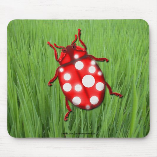 LadyBug Gift for Buglovers & Gardeners マウスパッド (正面)