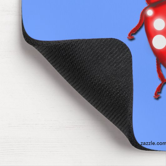 LadyBug Gift for Buglovers & Gardeners マウスパッド (コーナー)