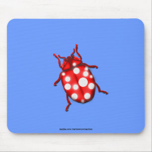 LadyBug Gift for Buglovers & Gardeners マウスパッド