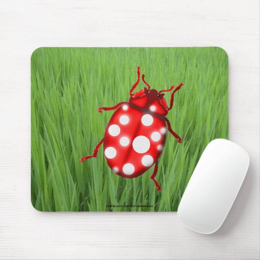 LadyBug Gift for Buglovers & Gardeners マウスパッド (マウス)