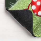 LadyBug Gift for Buglovers & Gardeners マウスパッド (コーナー)