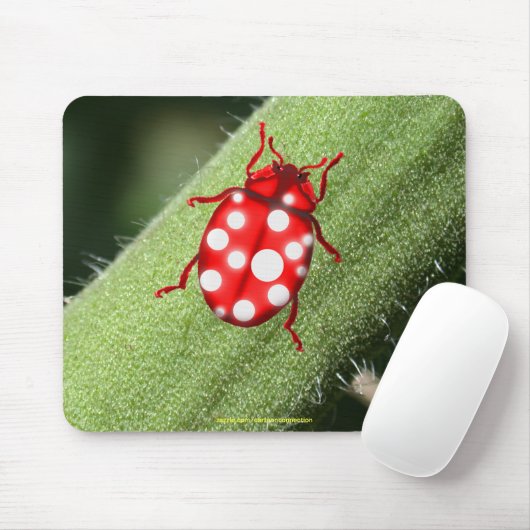 LadyBug Gift for Buglovers & Gardeners マウスパッド (マウス)