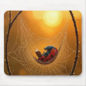 Ladybug in a Spider Web Hammock マウスパッド (正面)