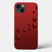 Ladybug iPadケースカスタマイズ可能なかわいいLadybirdケース Case-Mate iPhoneケース (裏面)