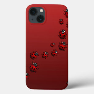 Ladybug iPadケースカスタマイズ可能なかわいいLadybirdケース iPhone 13ケース