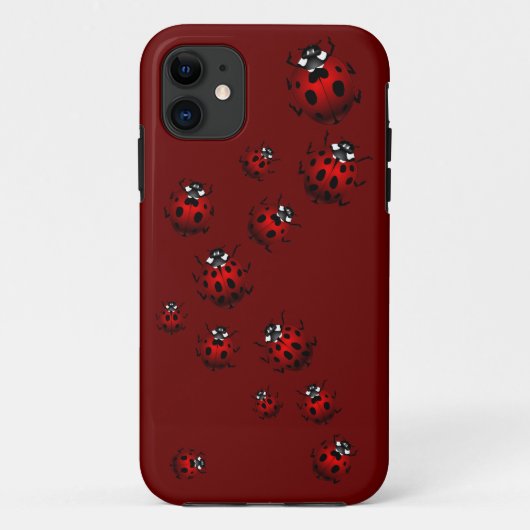 Ladybug IPhoneケースレディーバードイーホーンギフト Case-Mate iPhoneケース (裏面)