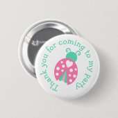 Ladybug Ladybird誕生日「Thank you for 来's」 缶バッジ (正面&裏面)