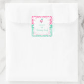 Ladybug Ladybird Birthday Party スクエアシール (バッグ)