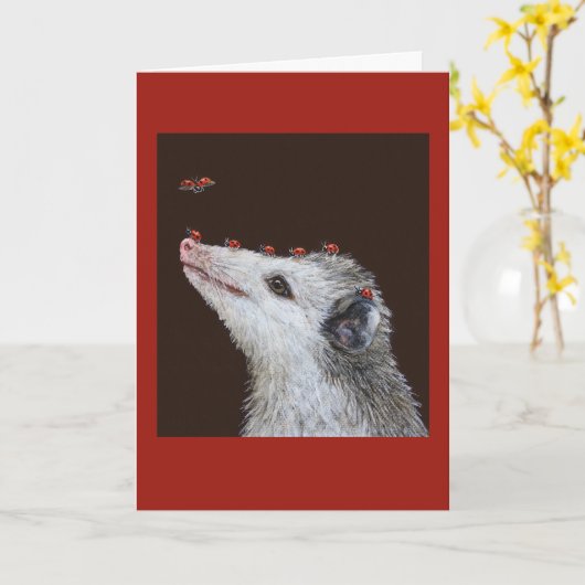 Ladybug Launchpadカード カード (黄色い花)