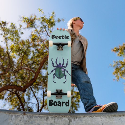 Ladybug, lieveheersbeestje pixelart スケートボード (室外1)