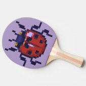 Ladybug, lieveheersbeestje pixelart 卓球ラケット (横)