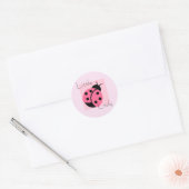Ladybug "Little Lady"スタンプ/封筒用シール ラウンドシール (封筒)