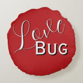 Ladybug Love ラウンドクッション (裏面)