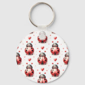 Ladybug Love (personalized) キーホルダー (正面)