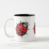 LadyBug Lovers Mug ツートーンマグカップ (左)
