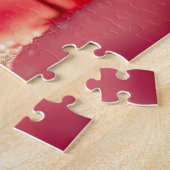 Ladybug macro on a flower ジグソーパズル (側面)