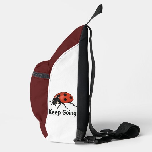 Ladybug Motivation Sticker  スリングバッグ (右)
