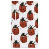 LadyBug Office Home Personalize Destiny Destiny'S スモールペーパーバッグ (正面)