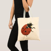 LadyBug Office Home Personalize Destiny Destiny'S トートバッグ (正面(商品))