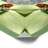 Ladybug On Dogwood自然写真の追加 ポスター (角)