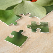 Ladybug On Dogwood Flower Frameあなたの写真を追加 ジグソーパズル (側面)