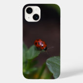 Ladybug on Flowers Case-Mate iPhoneケース (裏面)