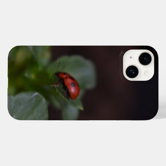 Ladybug on Flowers Case-Mate iPhoneケース (裏面 (横))