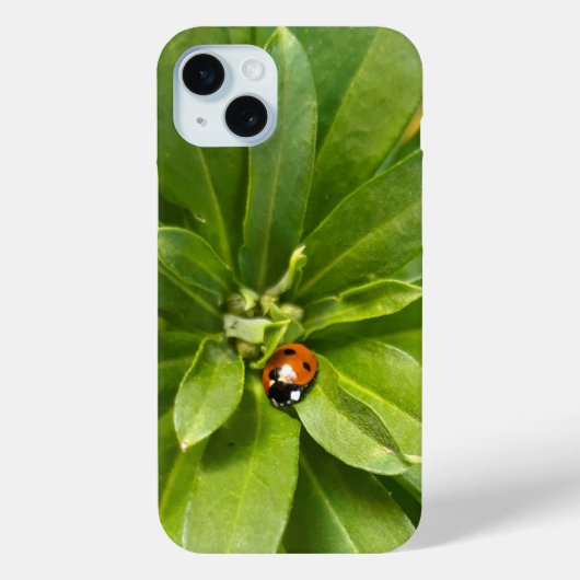 Ladybug on Flowers Case-Mate iPhoneケース (裏面)