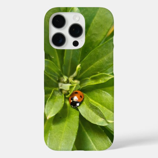Ladybug on Flowers Case-Mate iPhoneケース (裏面)