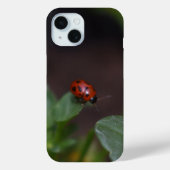 Ladybug on Flowers Case-Mate iPhoneケース (裏面)