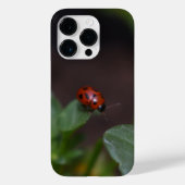 Ladybug on Flowers Case-Mate iPhoneケース (裏面)