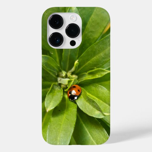 Ladybug on Flowers Case-Mate iPhoneケース (裏面)