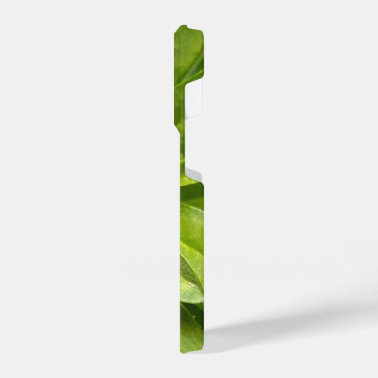 Ladybug on Flowers iPhoneケース (左側面)