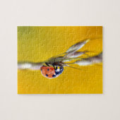 Ladybug on Stemポストカード ジグソーパズル (横)