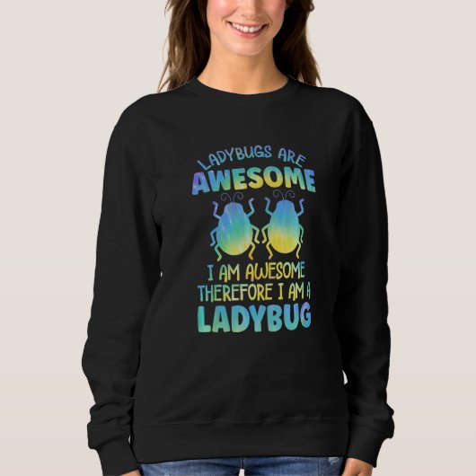 Ladybug Outfit Insect Ladybugs for Women Girls Pre スウェットシャツ (正面)