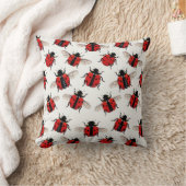 Ladybug Pattern クッション (ブランケット)