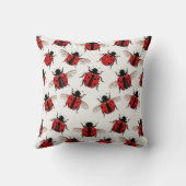 Ladybug Pattern クッション (裏面)