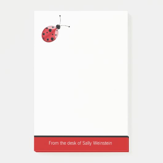 Ladybug Post itノートパッド ポストイット (正面)