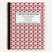 Ladybug Primary Composition Notebook Story Journal ノートブック (正面)