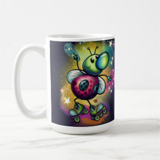 Ladybug Roller Disco Mug コーヒーマグカップ