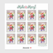 Ladybug Santa Stickers シール (シート)