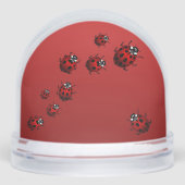 Ladybug Snow Globe Personalized Ladybug Snow Globe (正面)