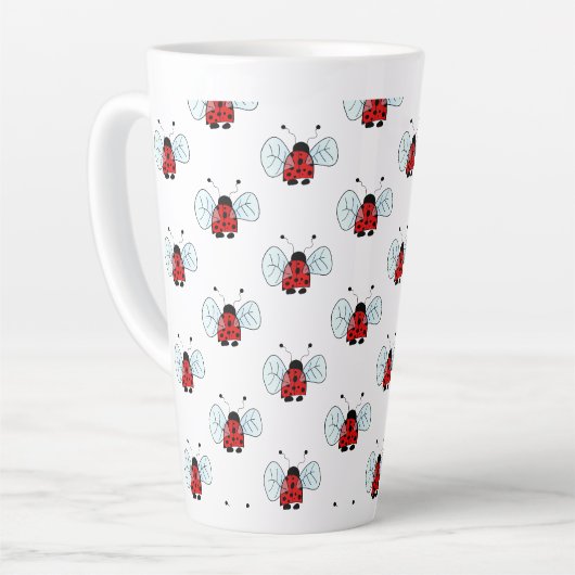 Ladybug Table Lamp カフェラテマグ (左アングル)